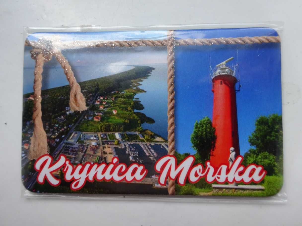 Krynica Morska  latarnia morska + port  magnes  No VI  __NOWY w folii