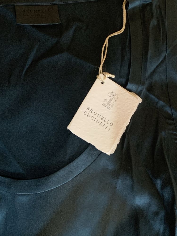 Жіночий топ Brunello Cucinelli, шовк, новий, оригінал