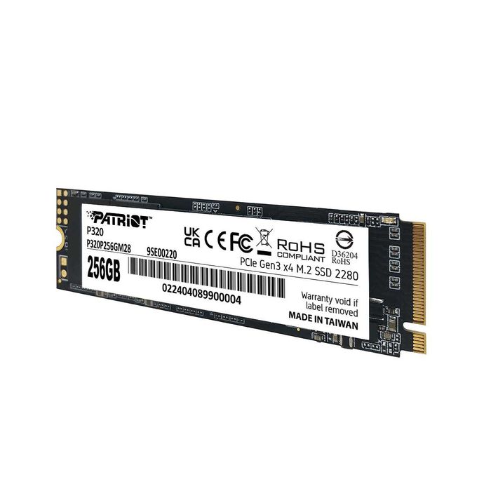 Новый SSD 256GB Patriot P320 M.2 2280 PCIe 3.0 x4 NVMe TLC