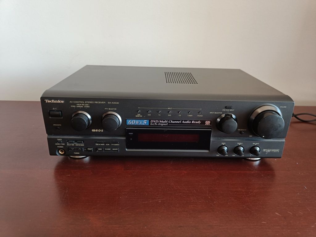 Wieża Technics amp SA-AX530, CD SL-PG590,  magnetofon RS-TR474M