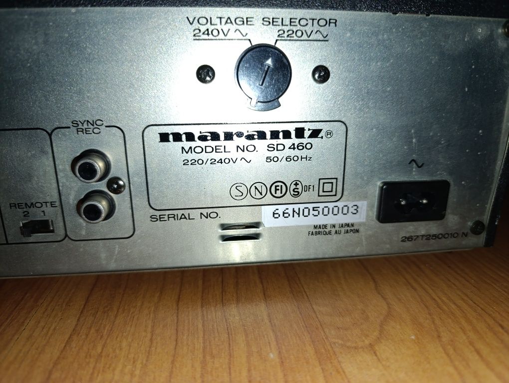 Касетна дека Marantz SD 460 з реверсом, Japan