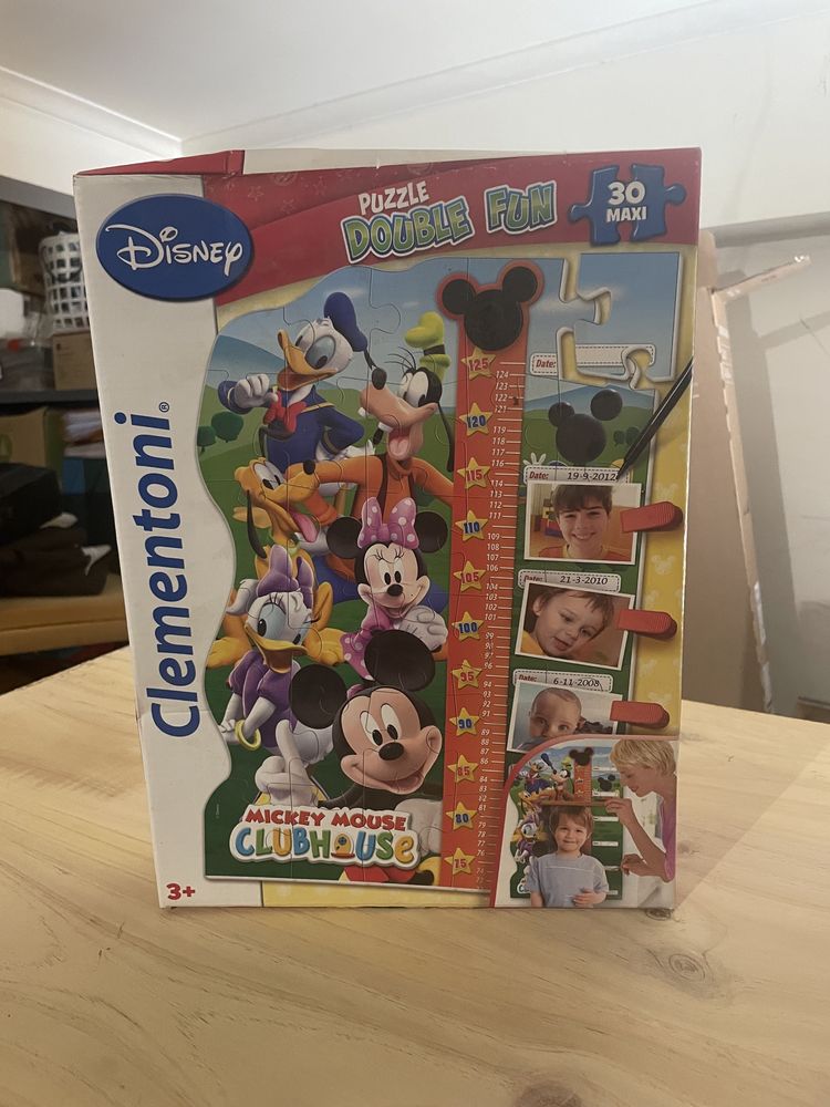 Prendas Puzzle puzzles mickey mouse para medir altura 3 3+