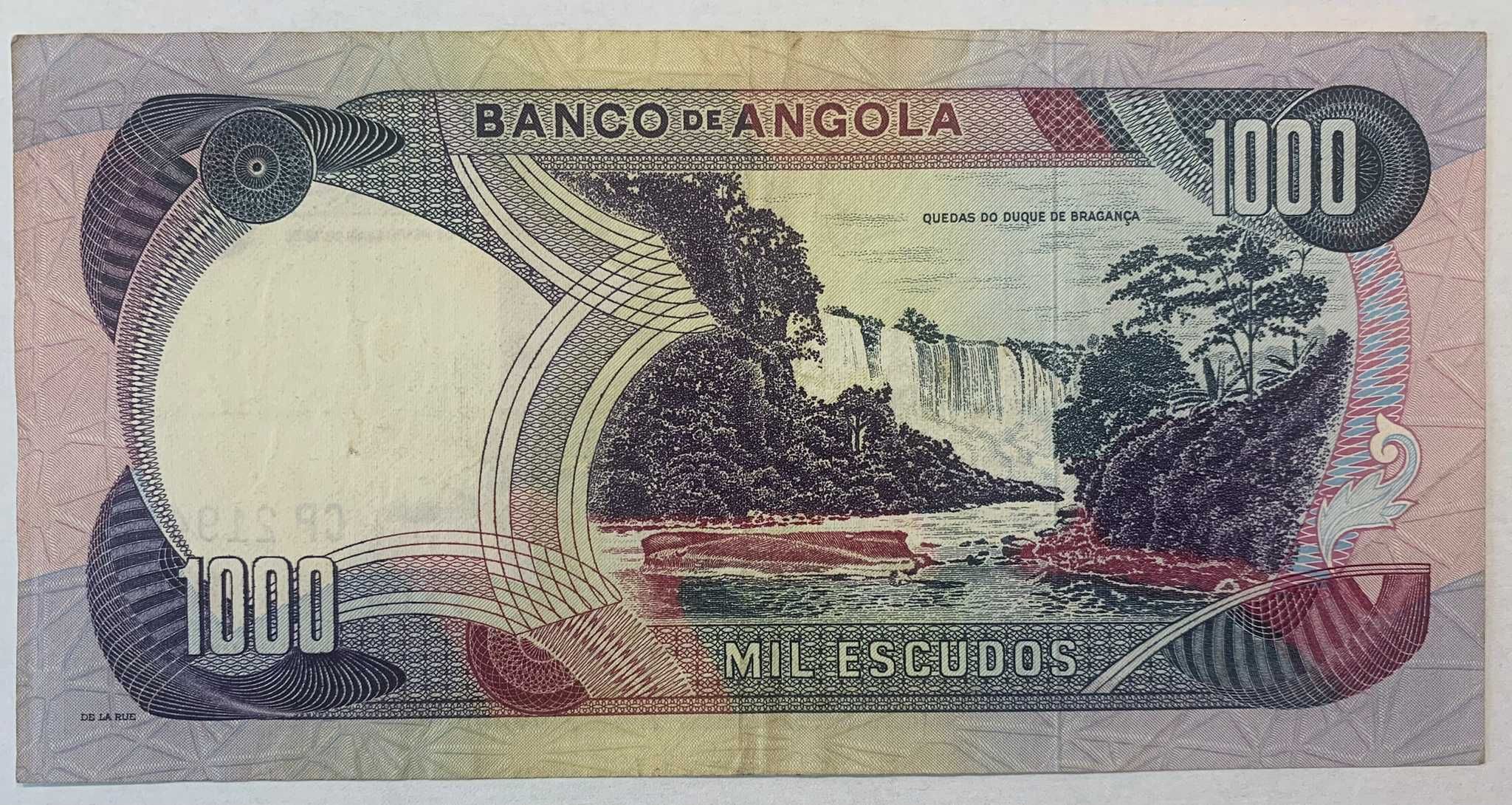 Nota Portugal Angola 1000 Escudos