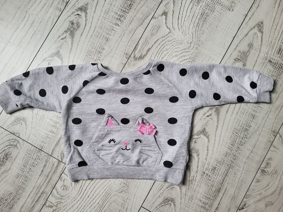 Bluza niemowlęca 2 sztuki dziewczynka rozmiar 74