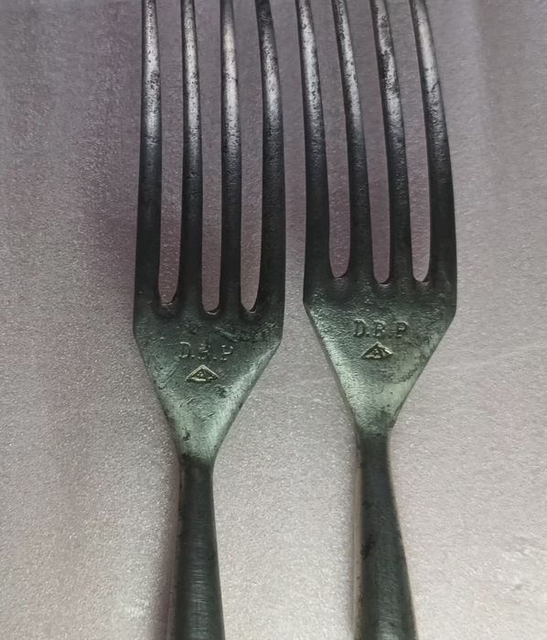 Garfos vintage (D.R.P.) Partido do Império Alemão