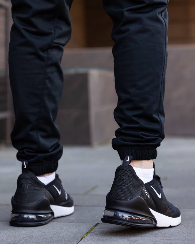 Чоловічі кросівки найк аір макс Nike Air Max 270 Black White [40-44]