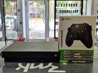 Xbox One X 1TB/ +nowy pad/ +5 gier/ +okablowanie/ GW6MSC/ Grade A-
