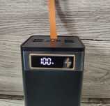 Mega powerbank 22.5W 24 x aku 18650 poj. 50000mAh LED skręcany QC PD