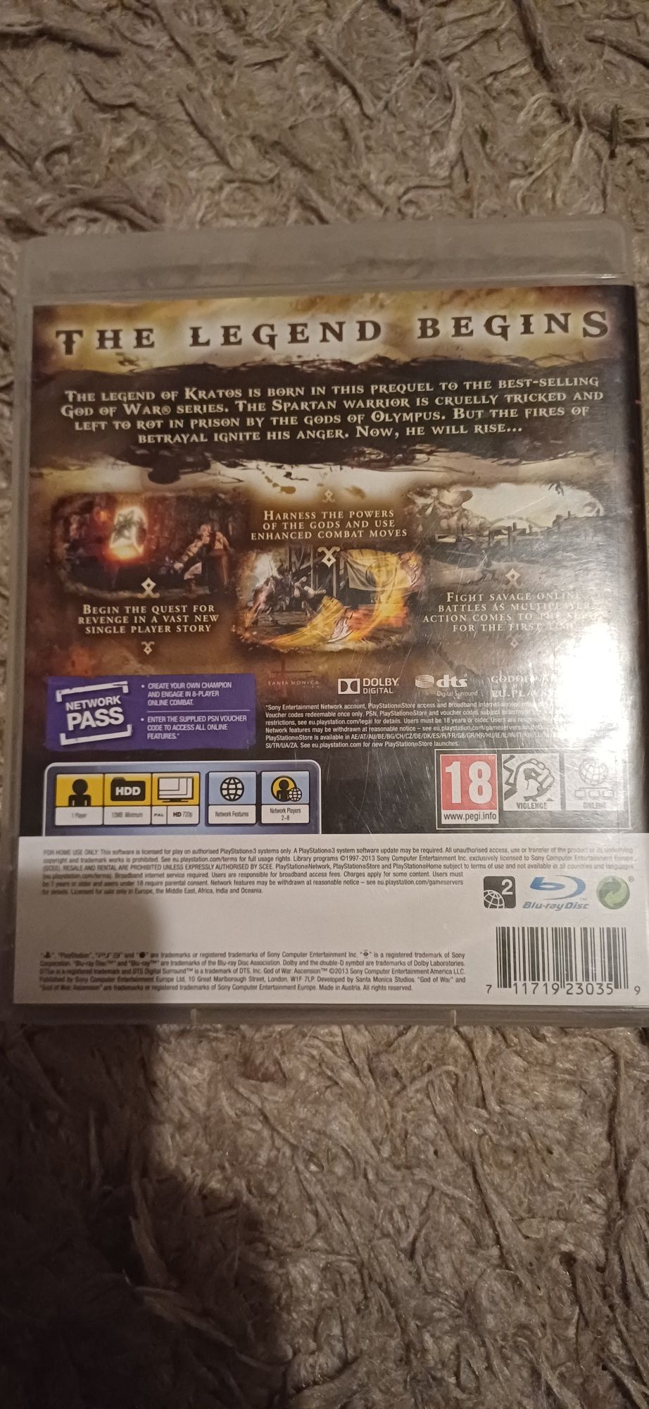 God of War Wstąpienie pl na ps3