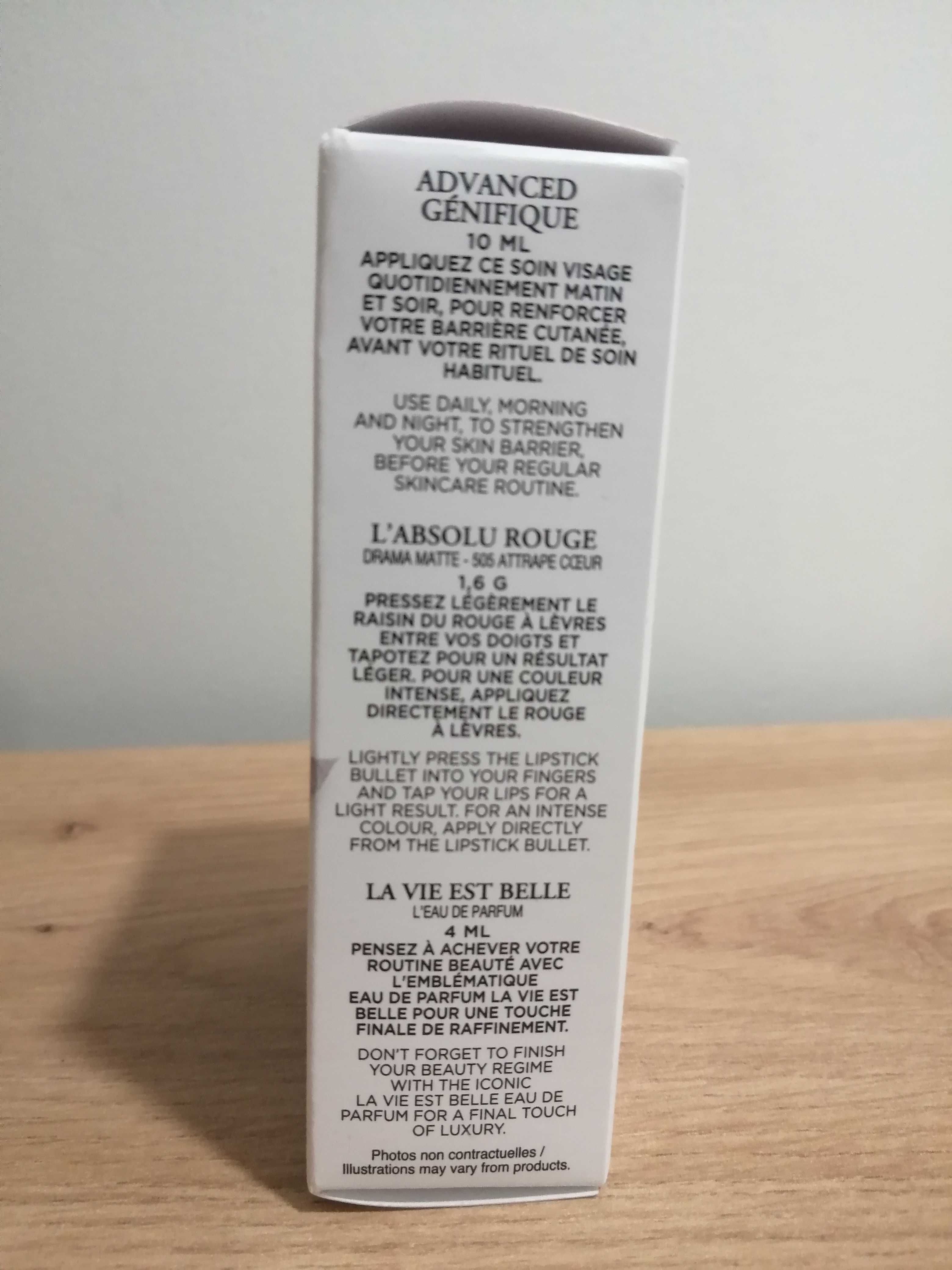 La Vie Est Belle, Advanced Genifique, pomadka matowa L'absolu rouge
