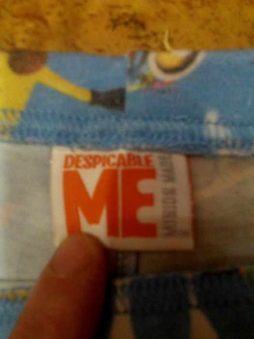 Лосины с миньонами на 9-10 лет