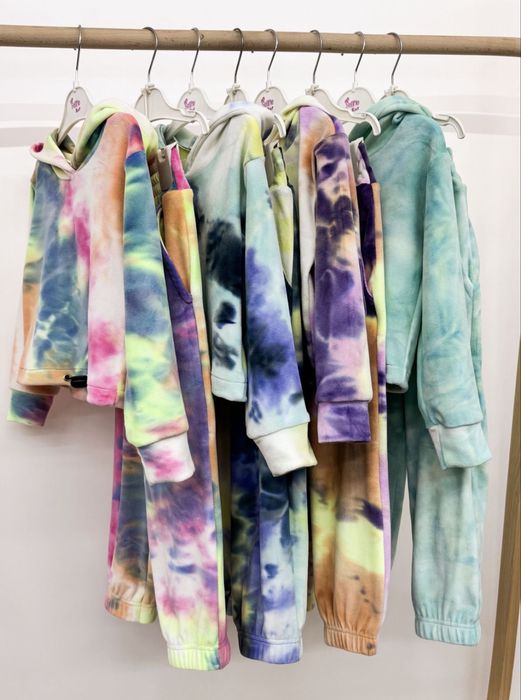 Костюм велюр тай-дай / р 86 до 174 см