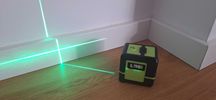 Nível Laser NOVO Bateria Auto Nivelamento Cruz construção pladur