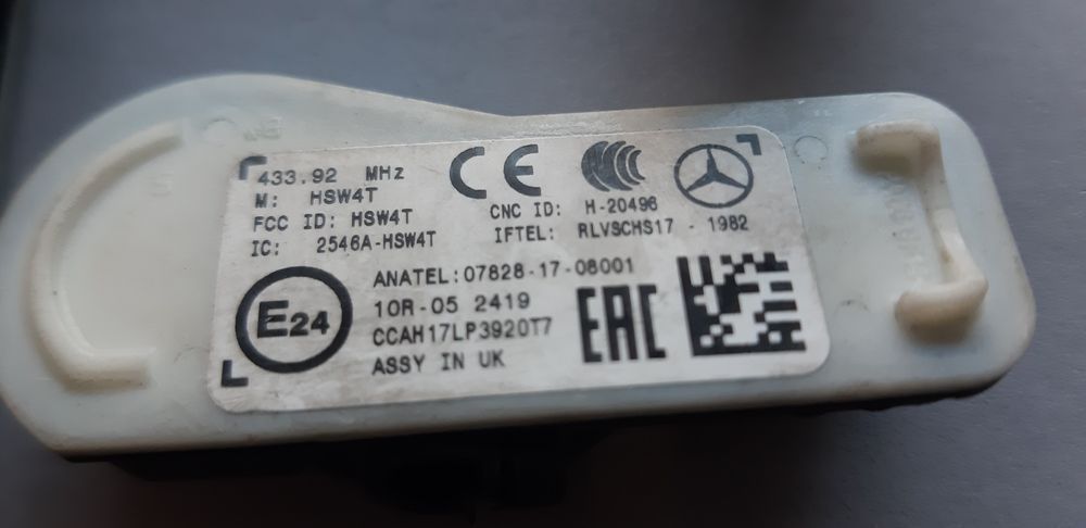 Czujnik ciśnieni koła TPMS Mercedes Vito V -klassa V447 W447
