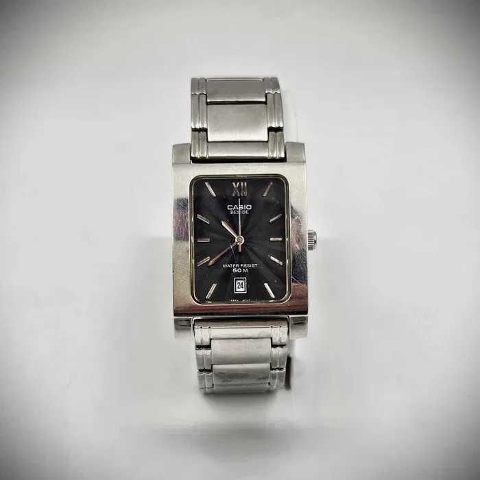 Super Zegarek Męski CASIO Beside BEM-100 Mechanizm Kwarcowy Okazja!