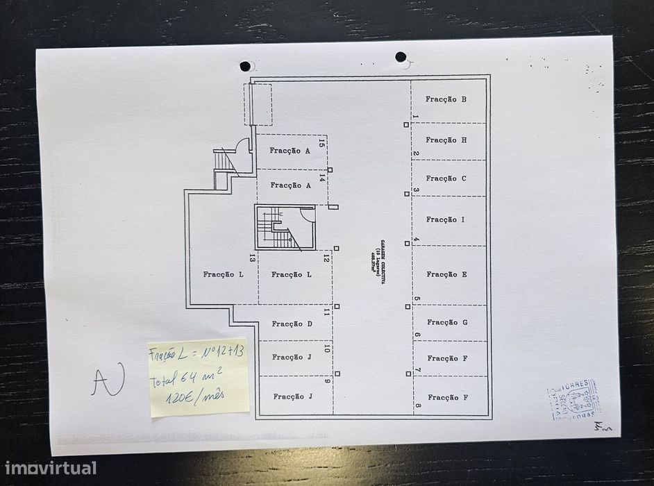 Garagem em Edifício