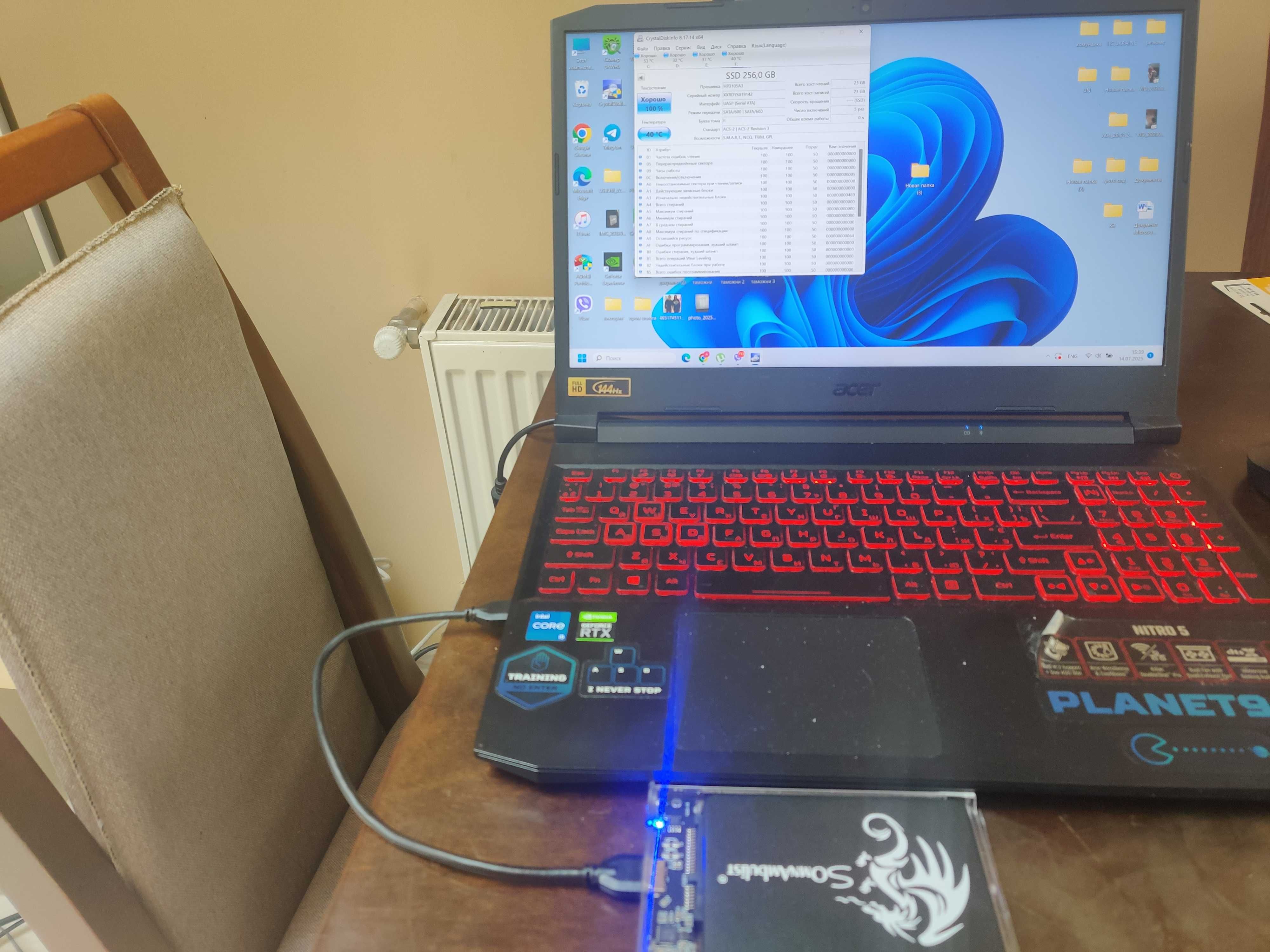 Новые SSD диски 256 gb Somnambulist (BLACK) Sata III