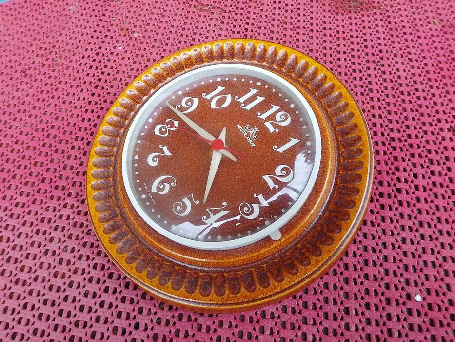 Stary zabytkowy niemiecki zegar MEISTER ANKER