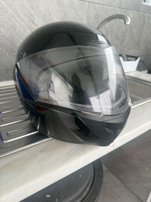 Capacete BMW System 5 com auricular