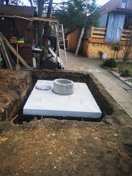 Zbiornik na deszczówkę 5m3 szambo betonowe ścieki gnojówkę wode 6m3