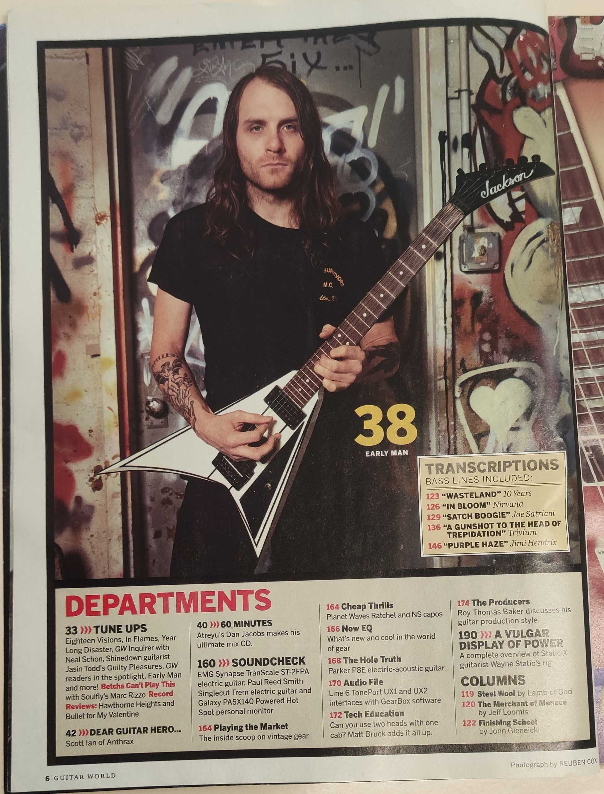 Revista Guitar World, Abril 2006 - Joe Satriani