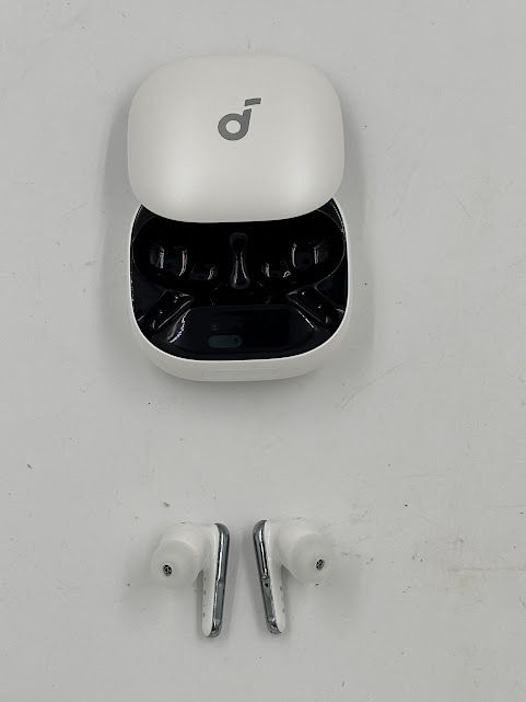 słuchawki bezprzewodowe dokanałowe soundcore liberty 4 pro white
