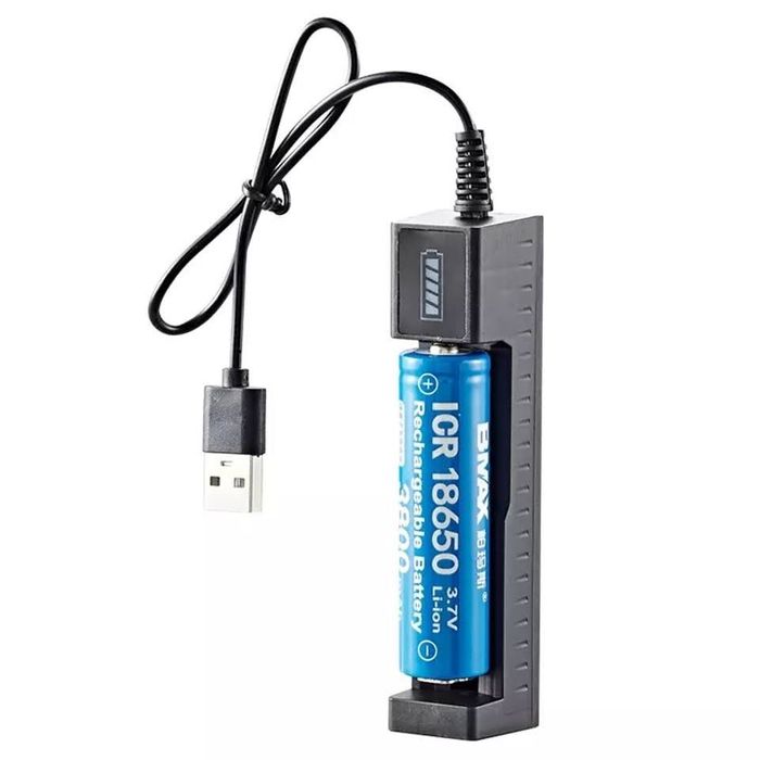 Зарядний пристрій USB для акумуляторів 18650 та подібних 3,2-4,2в
