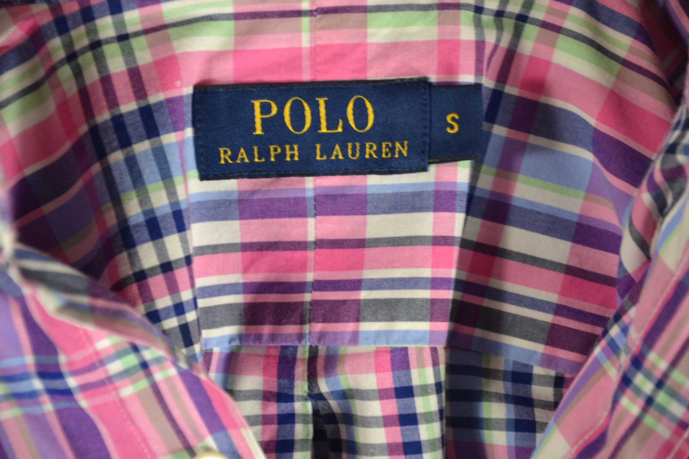 POLO RALPH LAUREN Koszula Męska S Oryginalna Bawełna 100% Super Stan