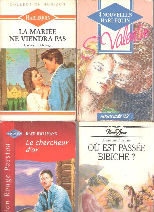 Lote Livros Romance Francês Variados