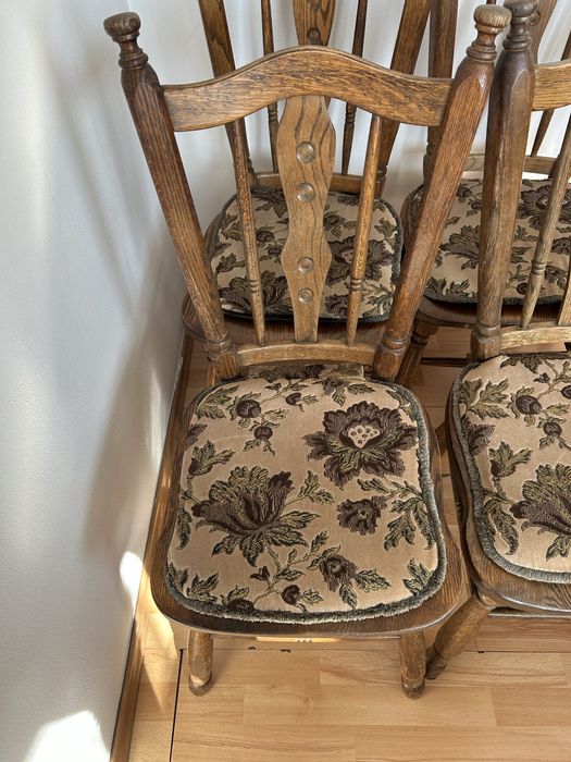 Krzesła debowe stylowe antyk