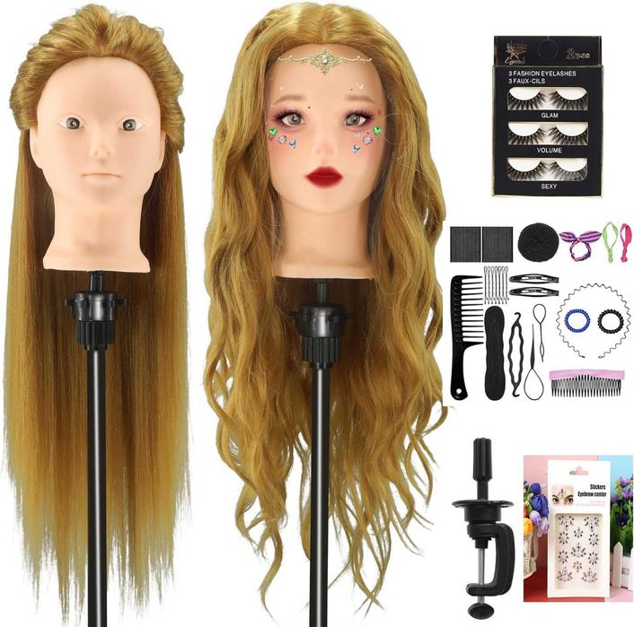 Główka Fryzjerska NOWA Jasne Włosy