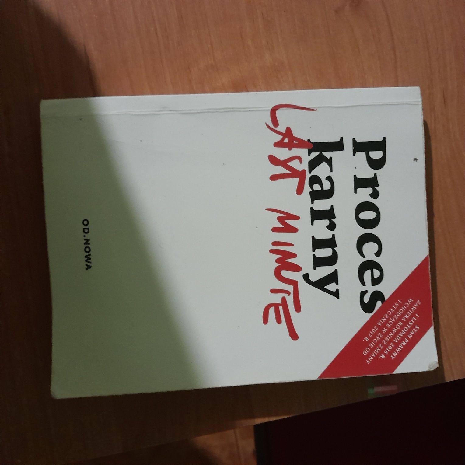Proces karny last minut