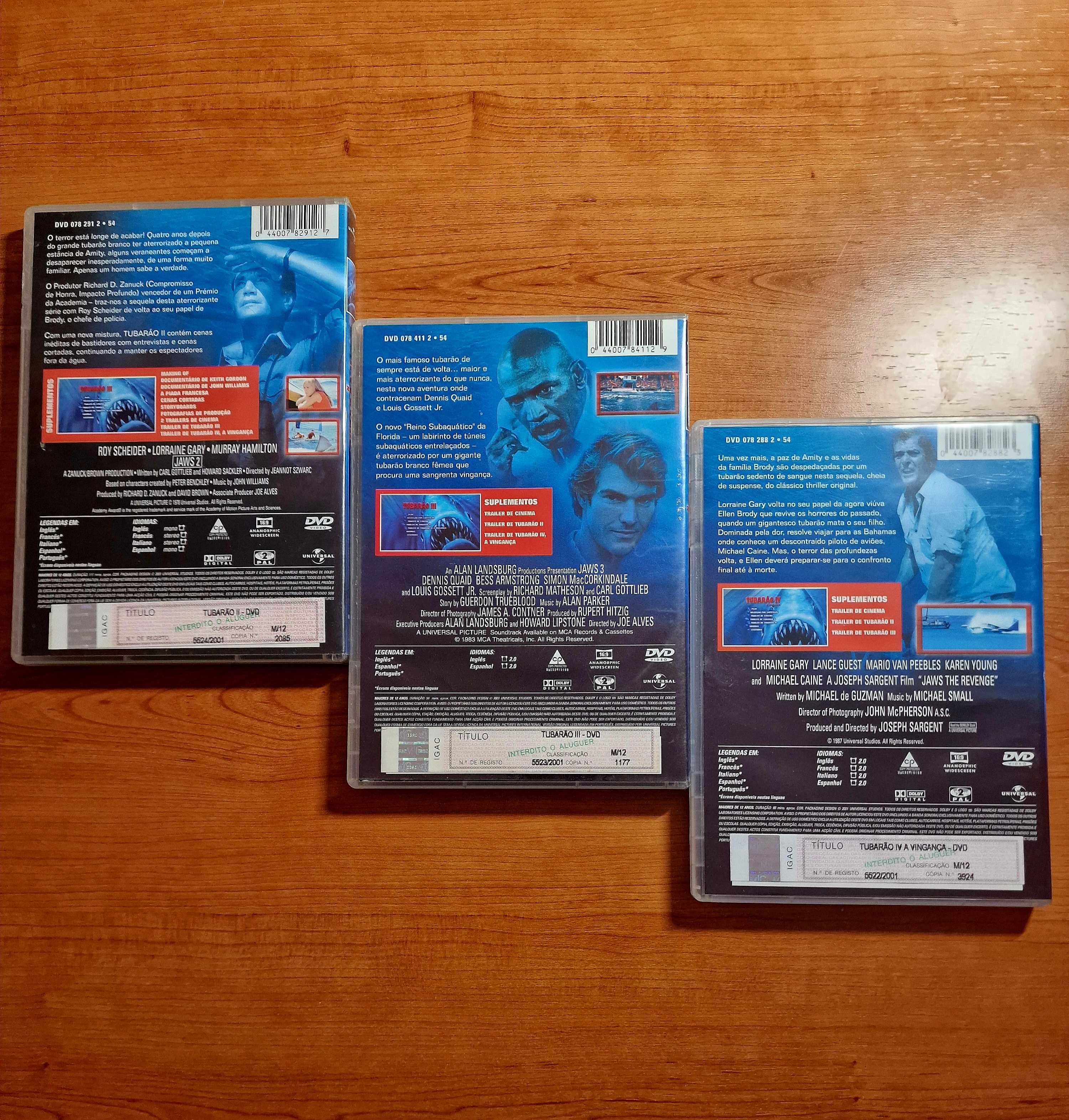 Coleção TUBARÃO ( II, III e IV A Vingança) Oferta de "PERIGO NO OCEANO