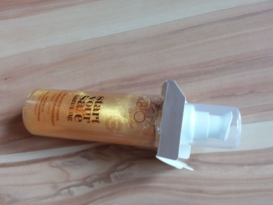 beBIO Cosmetics naturalny olejek że złotymi drobinkami 100ml NOWY