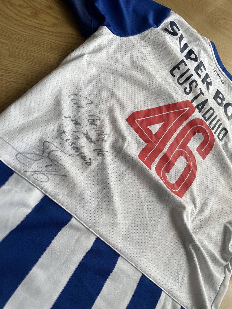 Camisola Porto Autografada - Eustáquio 46