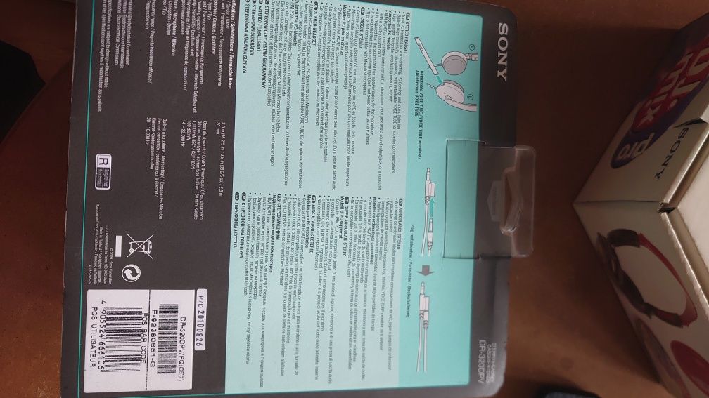 Słuchawki Sony 320 DPV