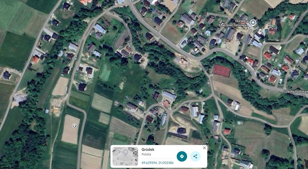 Działka rolno-budowlana - Gródek, gm.Grybów