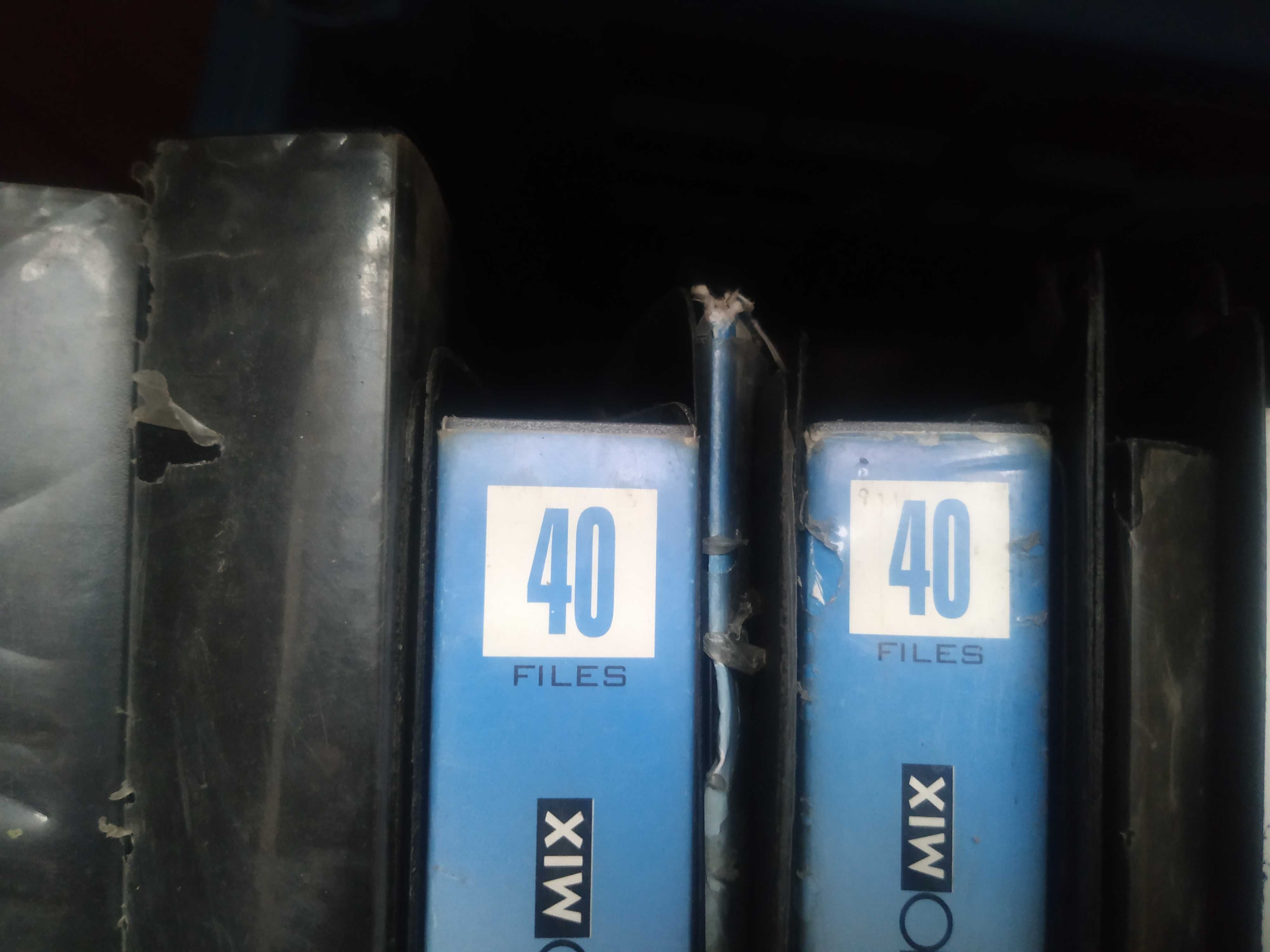 Папка накопитель бу с файлами А4 на 40,80 и 100 шт. пластиковая