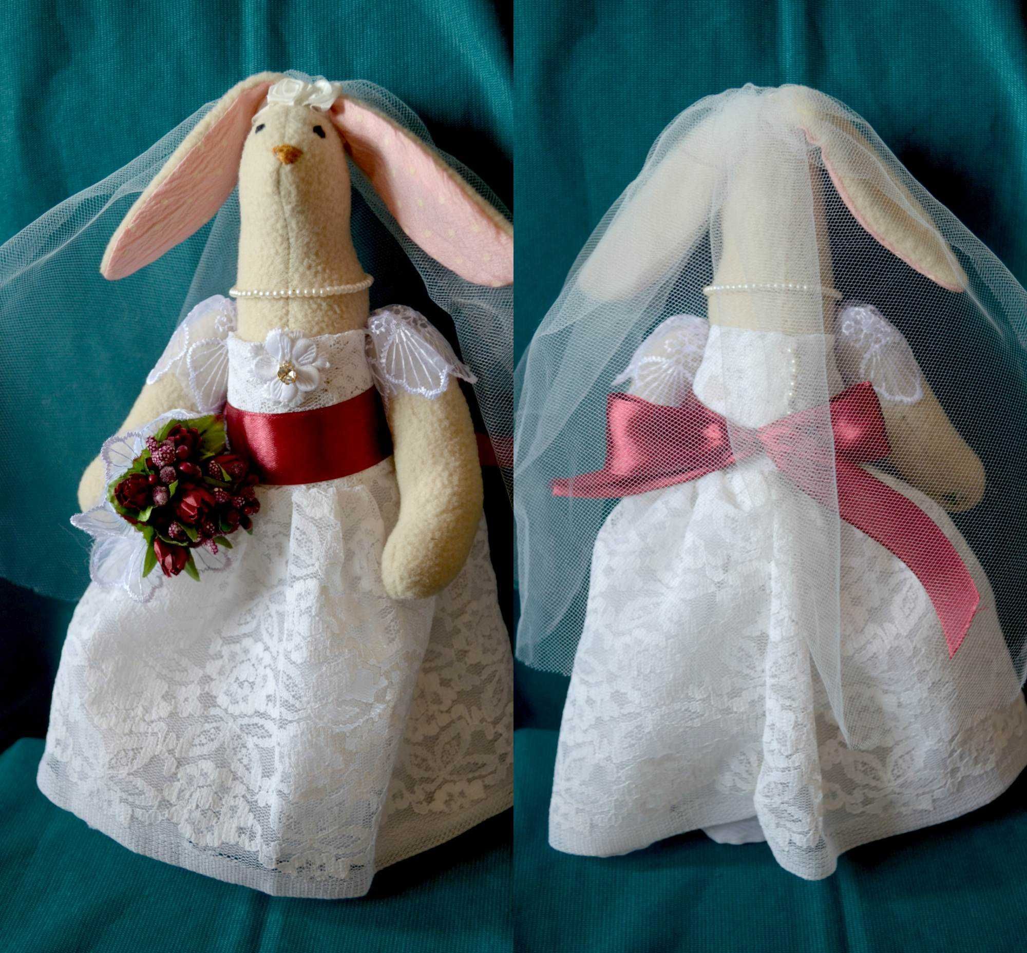 Свадебные украшение, игрушки, зайцы свадебные