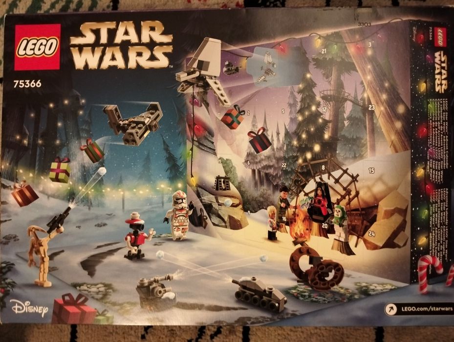 LEGO Star Wars 75366 Kalendarz Adwentowy 2023 Gwiezdne Wojny prezent