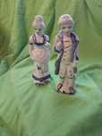 Porcelanowe figurki. Para dworska