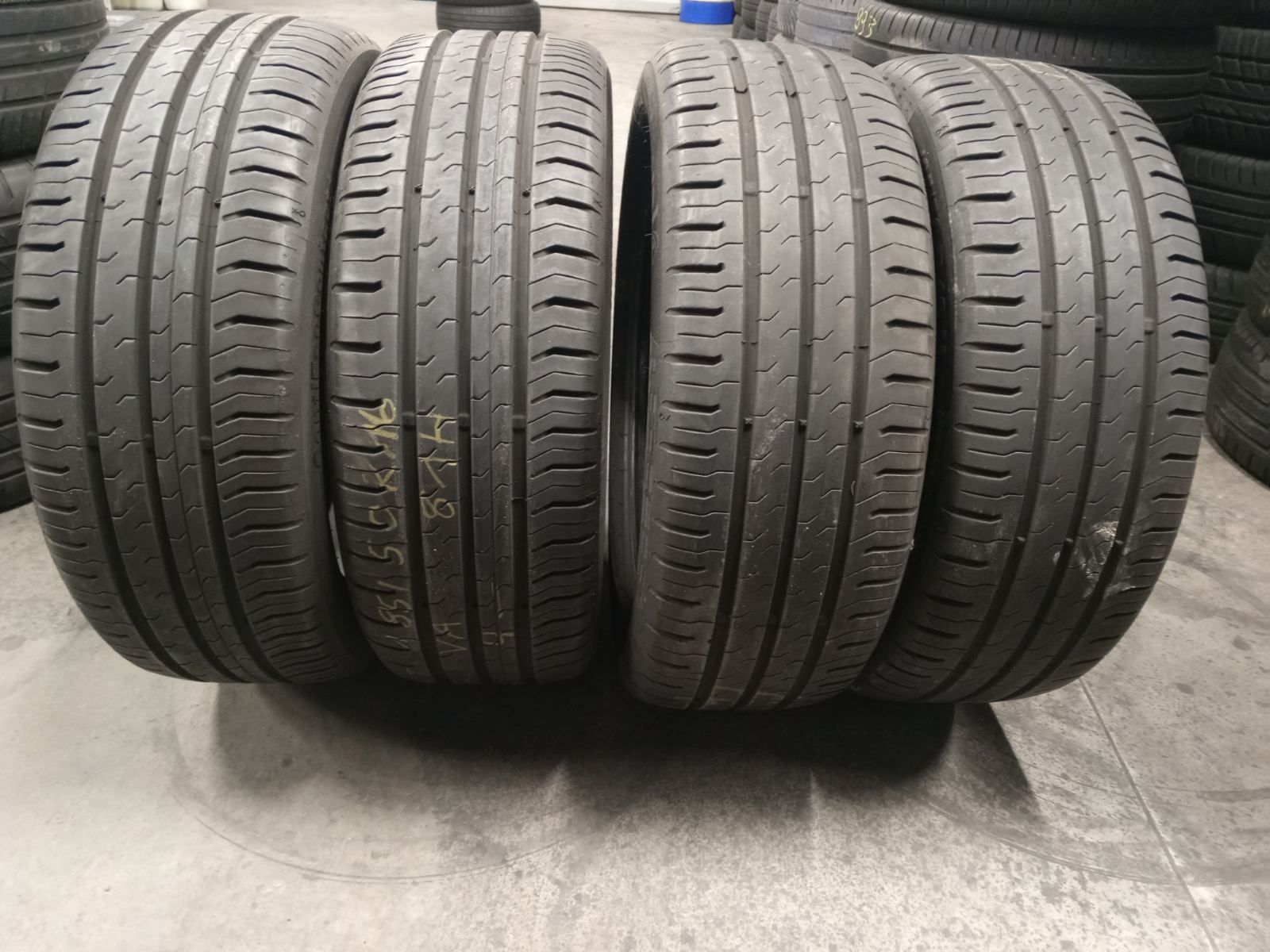 185/50 R16 CONTINENTAL Conti Eco Contact 5 MO, Літні шини б/в, Склад