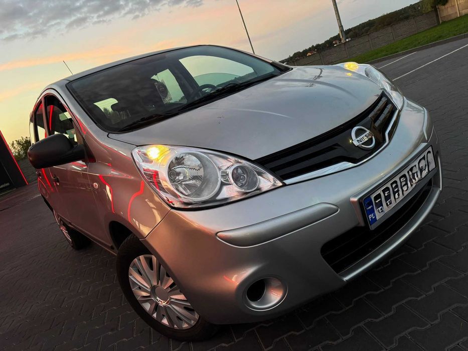Nissan Note Lift 2012r. - 1.4 - 88KM na łańcuchu - Klima sprawna - Hak