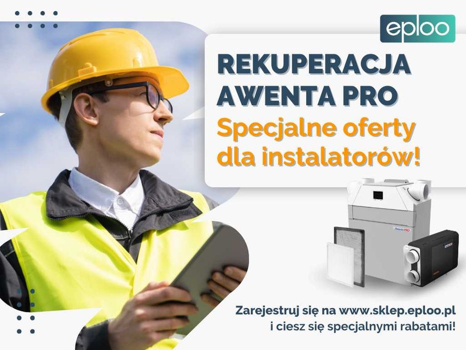 Darmowy projekt + rekuperacja Awenta Pro - Oferta dla instalatorów!