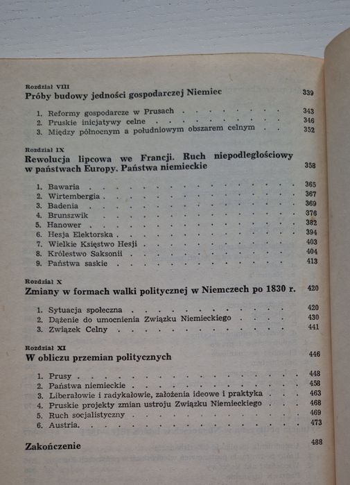 Związek niemiecki i państwa niemieckie 1815 - 1848, Jan Wąsicki