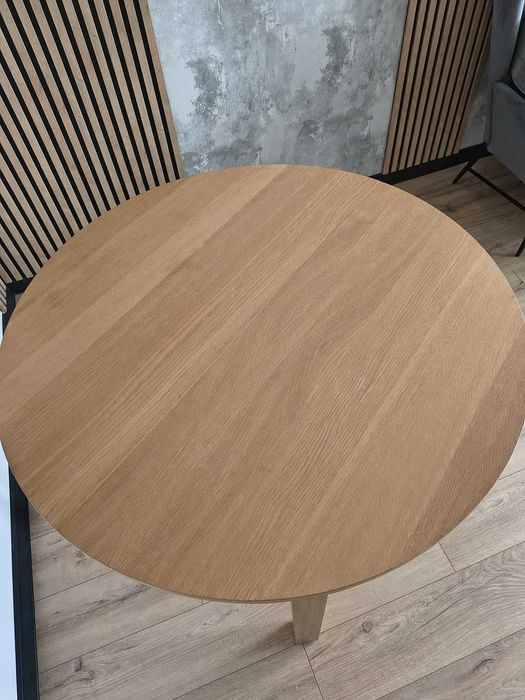 Stół okrągły rozkładany
