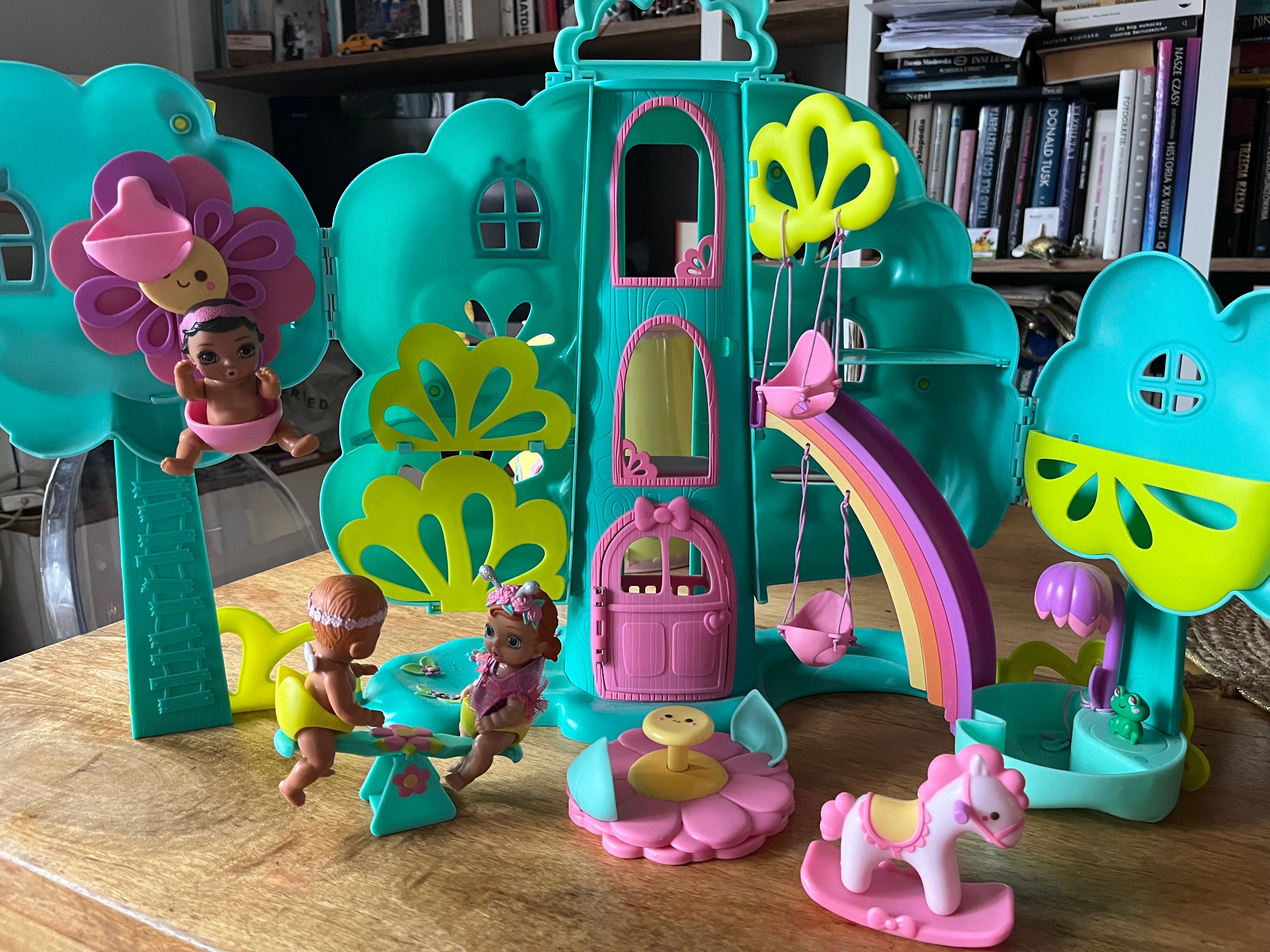 Domek dla lalek Baby born surprise mini 2 laleczki, basen z prysznicem