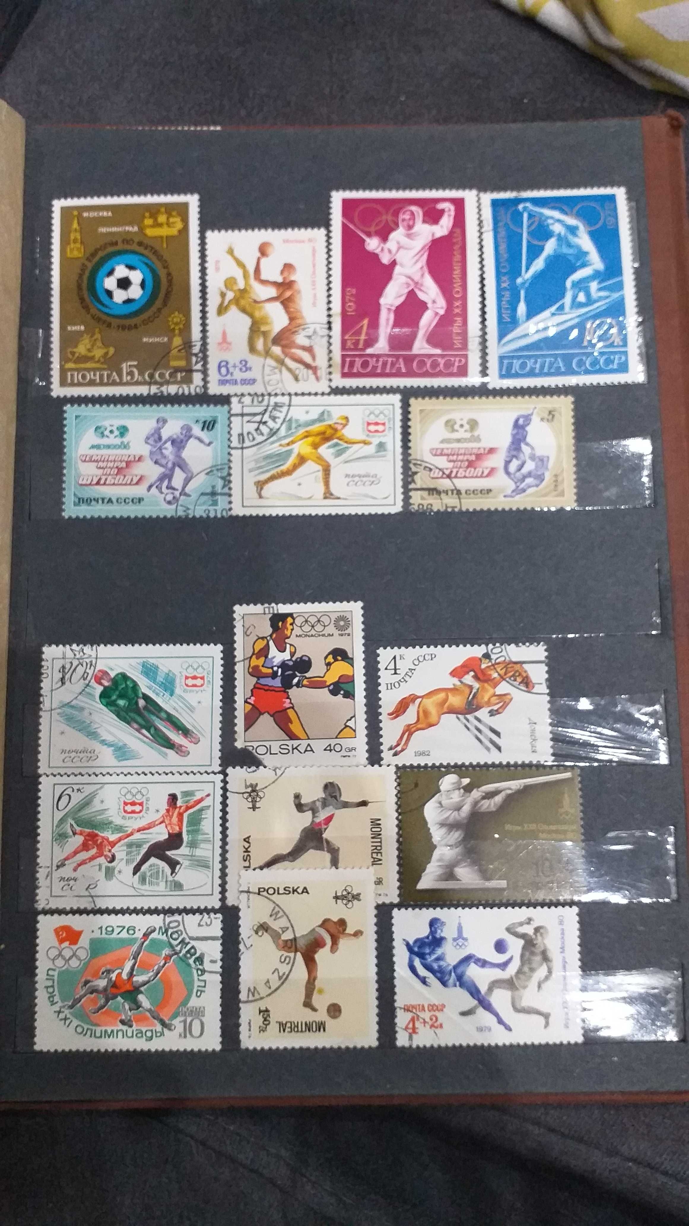 Kolekcja znaczki pocztowy