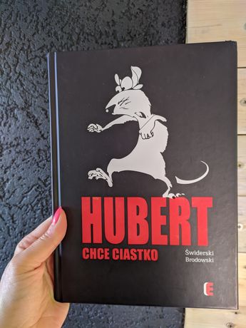 Książka Hubert chce ciastko,książka,komiks,literatura,proza,Świderski