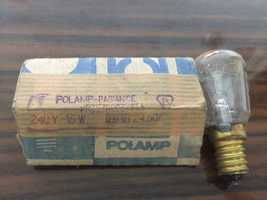 Żarówka POLAMP-Pabianice 240V,15W ,E14 PRL-1985r.